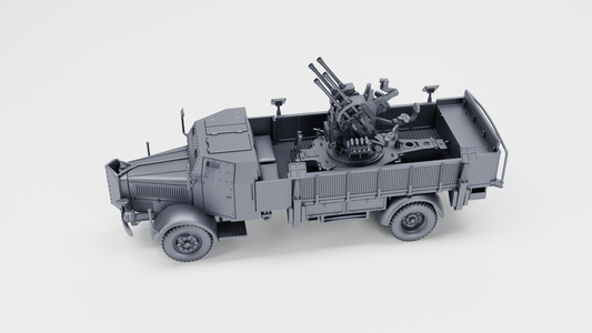 Mercedes L4500A 4.5t als Flakwagen für 2cm Flakvierling 38