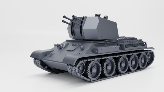 Flakpanzer T-34(r) (2cm Flakvierling 38) + 1 Shooter