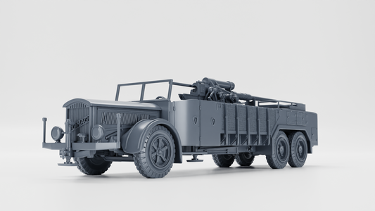 VOMAG 7 OR 660 with 8.8cm FlaK  (transport version)