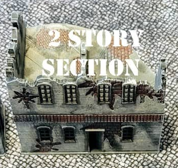 Urban Rubble Building 2 Storey - 28mm