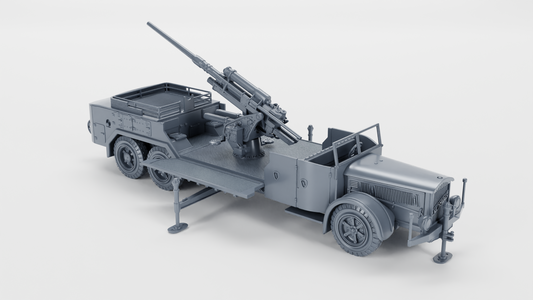 VOMAG 7 OR 660 with 8.8cm FlaK  (combat version)