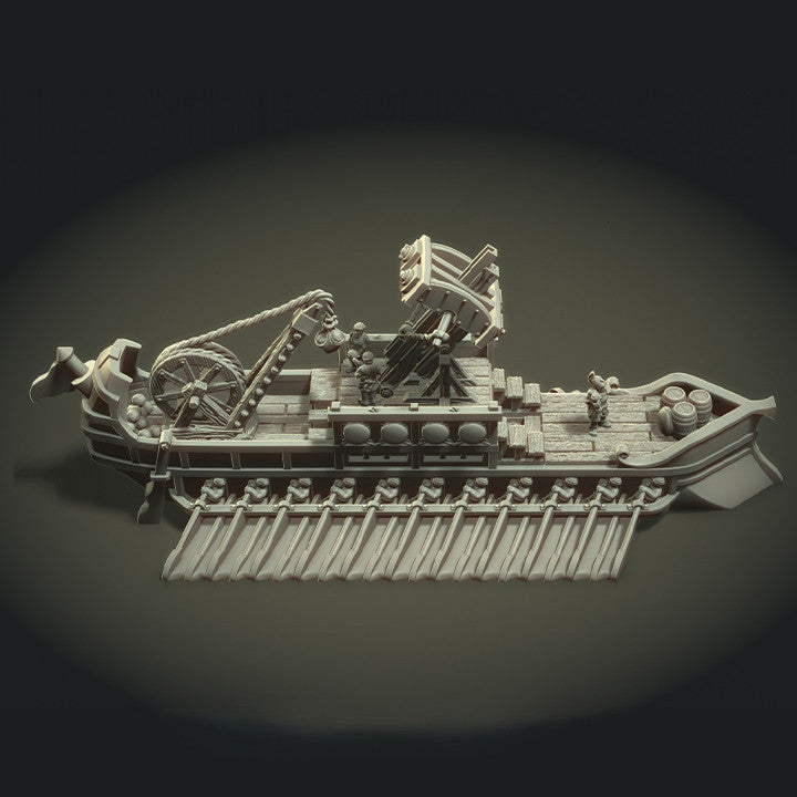 Siege barge