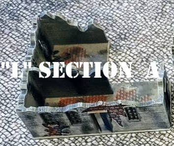 Urban Rubble Building (L-Shaped A) - 28mm