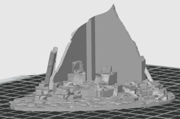 Industrial or House Ruins (Corner C) - 28mm