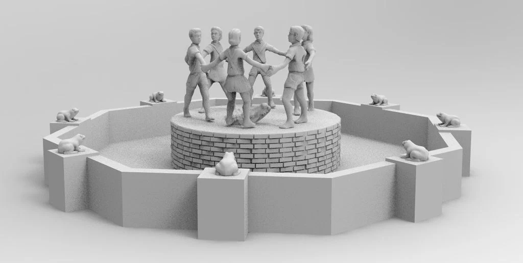 The Barmaley Fountain at Stalingrad