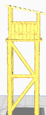 Fort Guard Tower 15mm