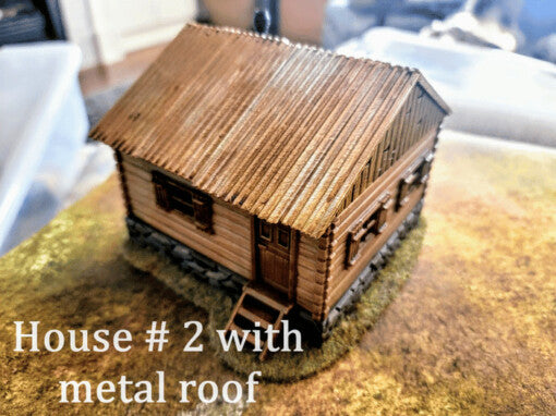 House 2 w/Tin Roof - 28mm