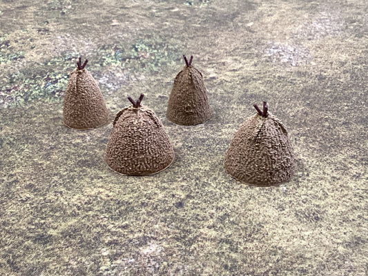 Hay Stacks - 28mm