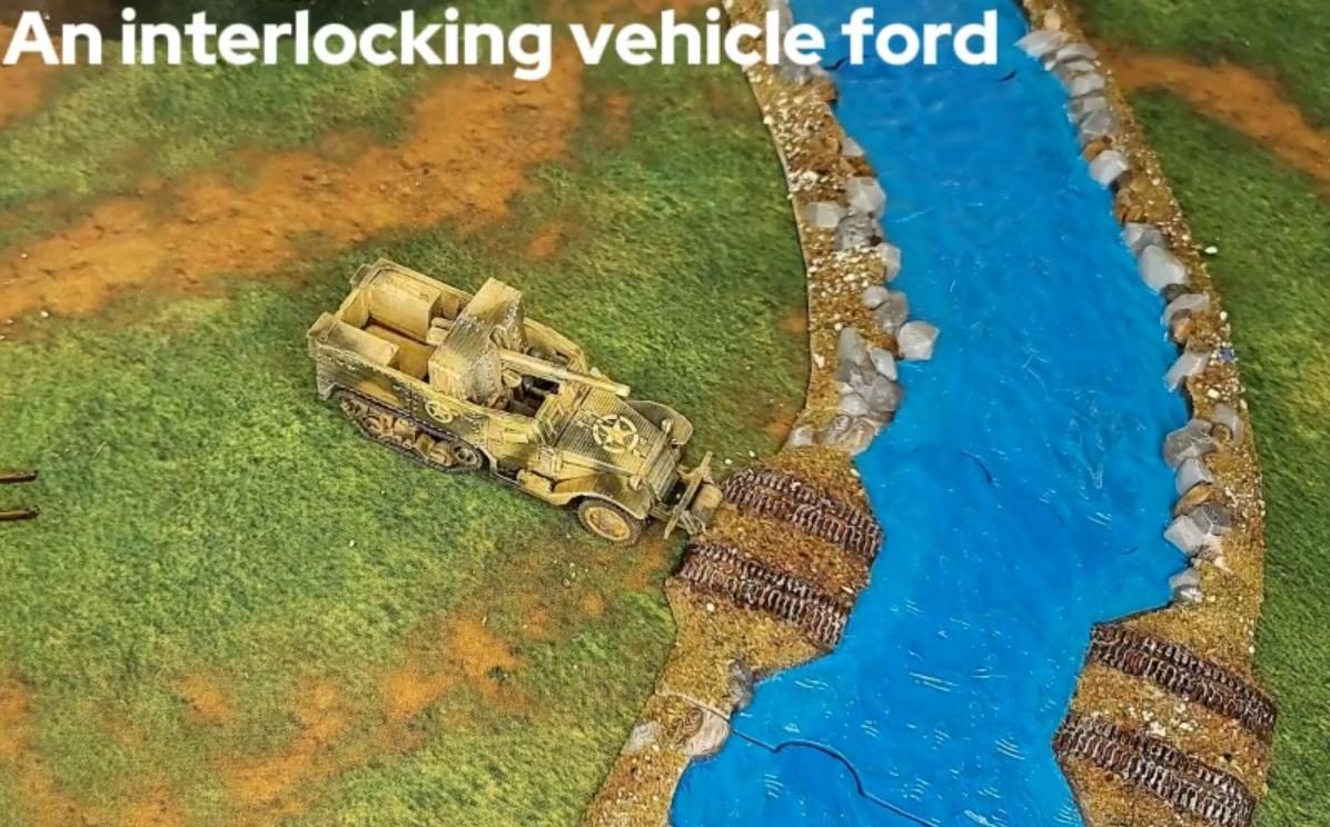 Interlocking River Section Vehicle Ford - 28mm