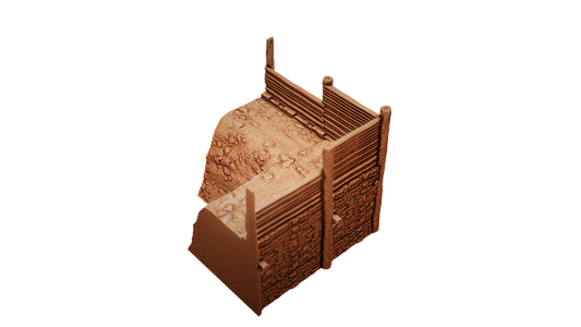 Murus Galicus Fortification - Corner Piece