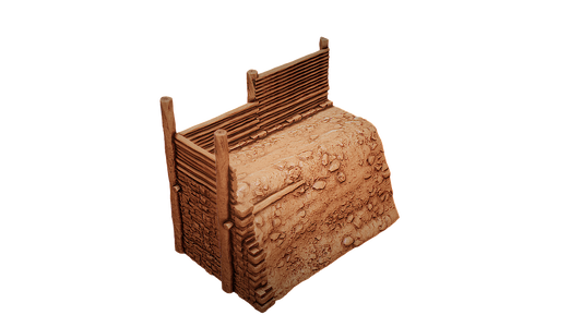 Murus Galicus Fortification -  Right End Piece