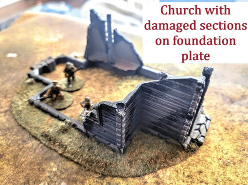 Ruined Church - 28mm