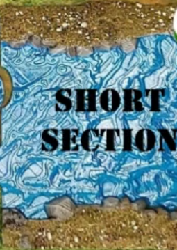 Interlocking River Section Short Straight - 15mm