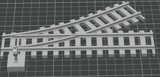 Railway Track - Left Switch
