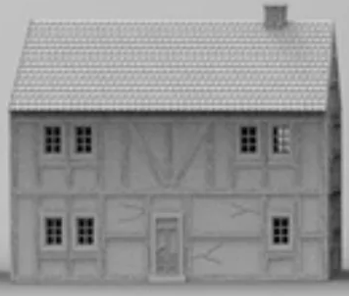 Timbered House w/Shingled Roof 4