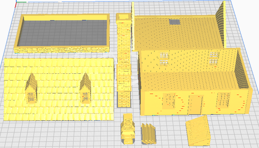 Williamsburg House w/Dormers 15mm