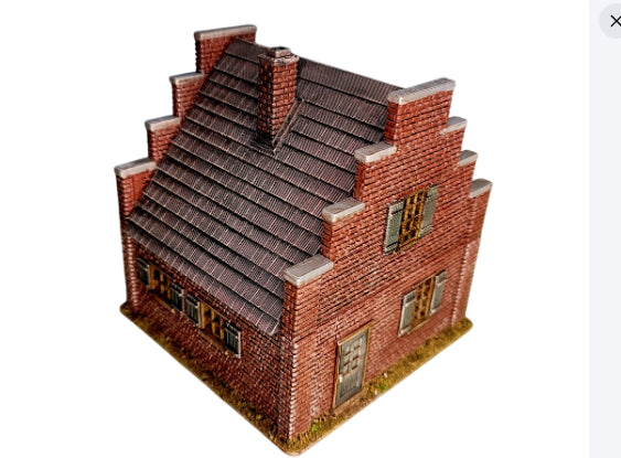 Low Countries House w/Tiled roof - 28mm