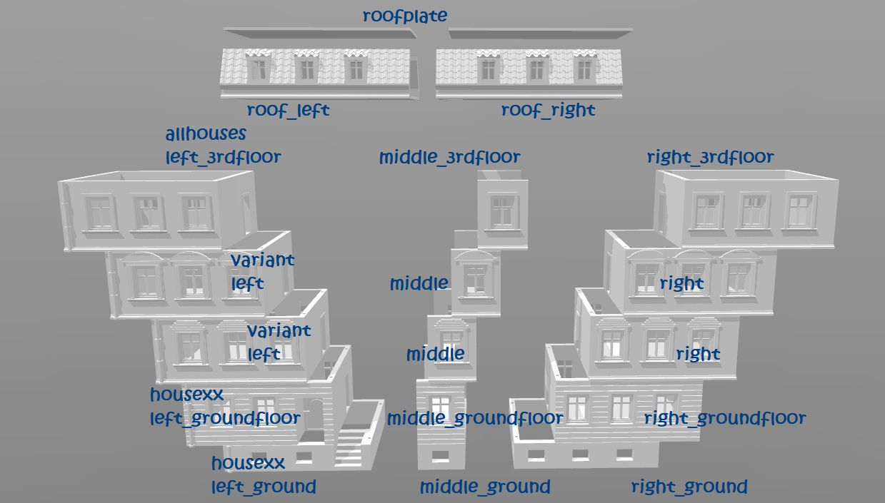 City Townhouses 5 Storey - 28mm