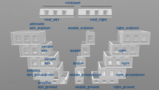 City Townhouses 5 Storey - 28mm