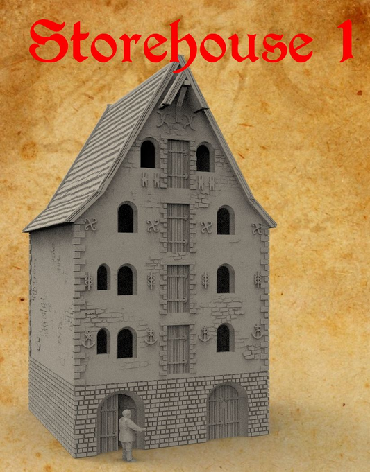 Large Store House 1 - 28mm