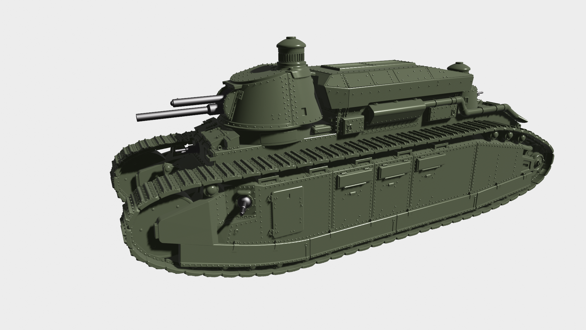 Super Heavy Tank Char 2C Normandie Version – TABLETOP BATTLEFIELD ...