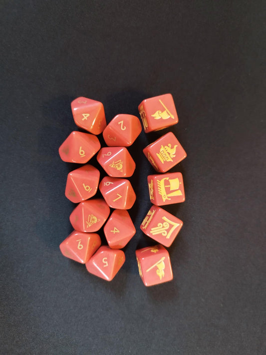Thalassa Dice Set - Red PREORDER