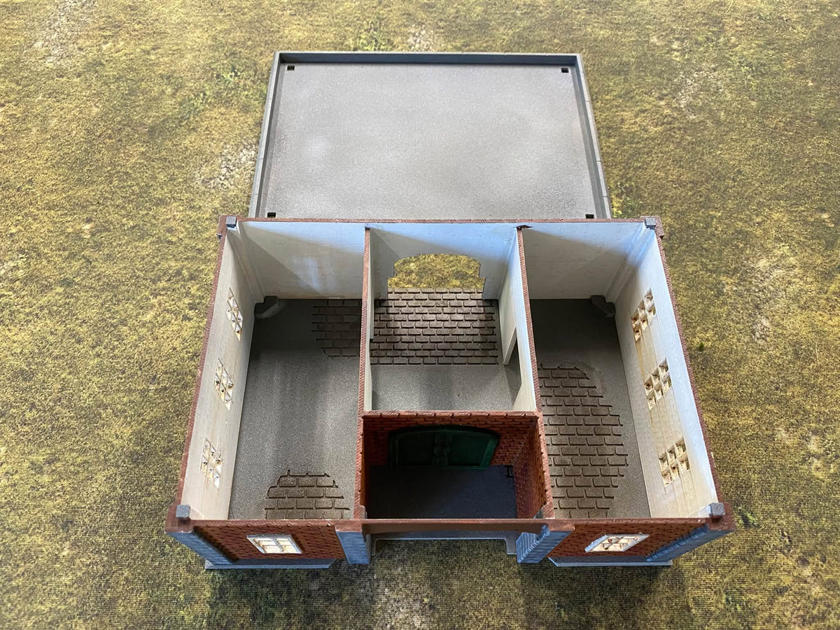 Factory Admin Building - 28mm