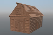Log Barn 15mm