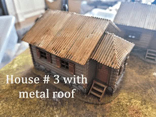 House 3 w/Tin Roof - 28mm