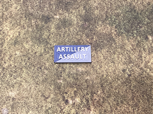 Artillery Assault order chit - Pickett's Charge