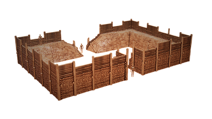 Murus Galicus Fortification - Broken Right Piece