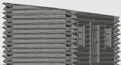 Fort Officers Barracks 28mm