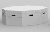 Pillbox -Octagonal design