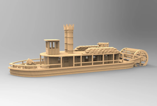 Small Paddle Steamer