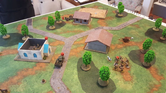 Interlocking Rural Road Crossroad - 28mm